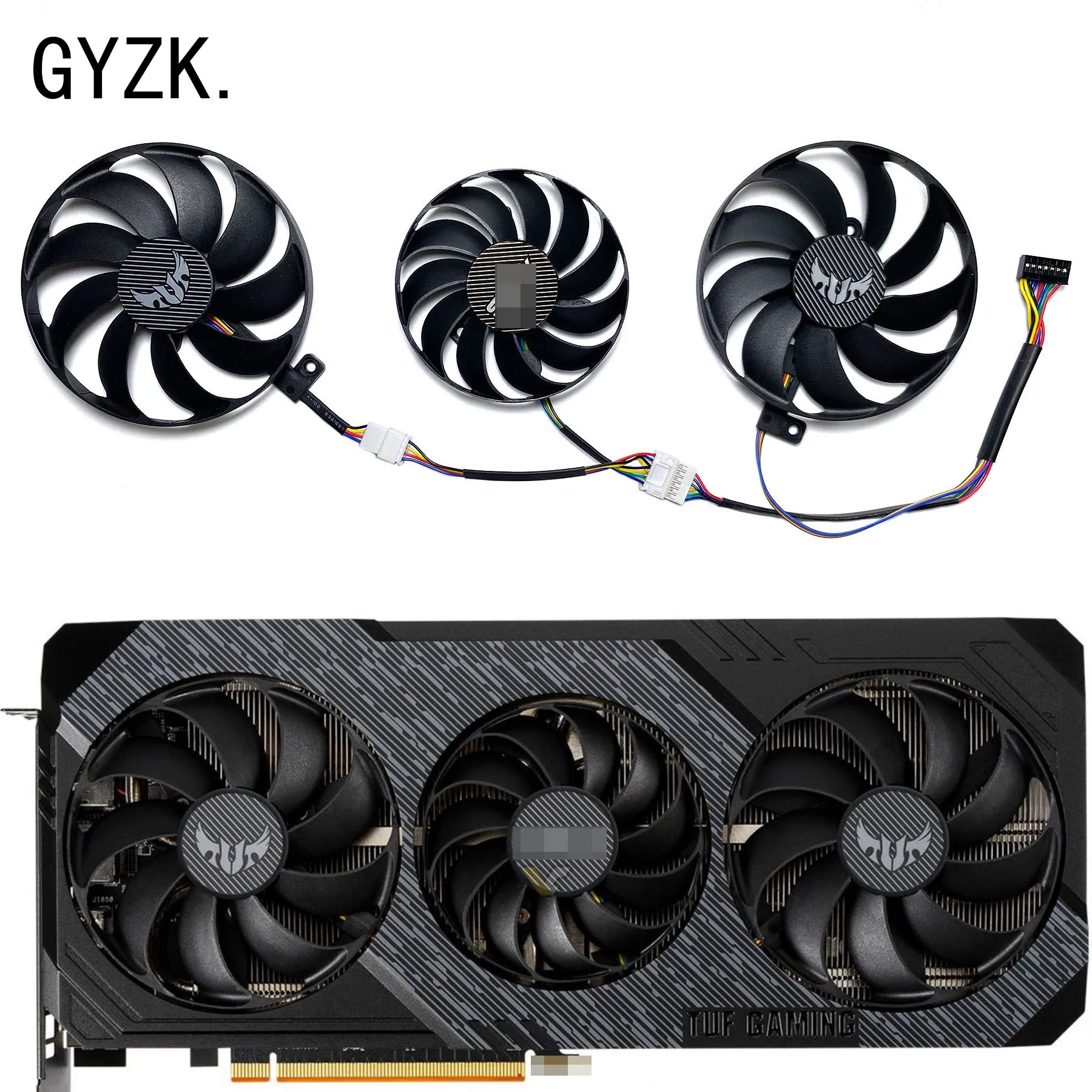 Nuovo Per Asus Radeon Rx5600 5700 5700Xt 8Gb Tuf X3 Evo Oc Ventola Di Ricambio Per Scheda Grafica