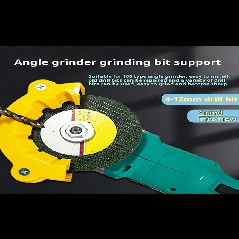 4-12mm Multipurpose Drill Bit Grinding Sharpener Precise Polishing Grinding Tool Set Powered Tool Parts Applicable Angle Grinder