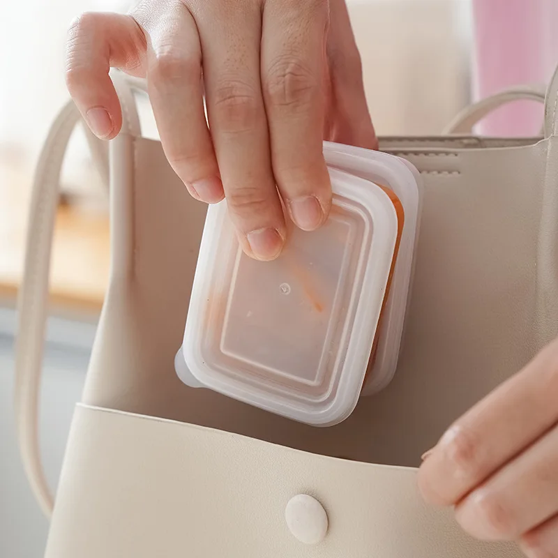 Round Food Storage Box Refrigerator Frozen Meat Compartment Case Freezer Fresh-Keeping Container Portable Fruit Snacks Organizer