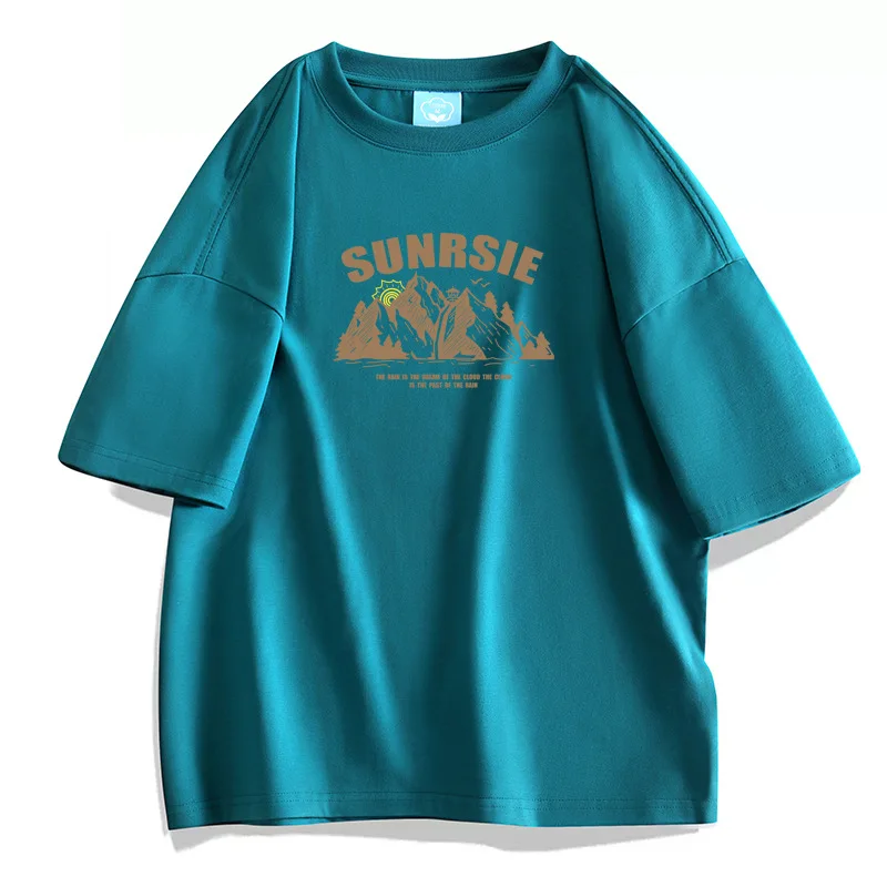 

Футболка мужская оверсайз с короткими рукавами, повседневная хлопковая Футболка в стиле Харадзюку, 2023