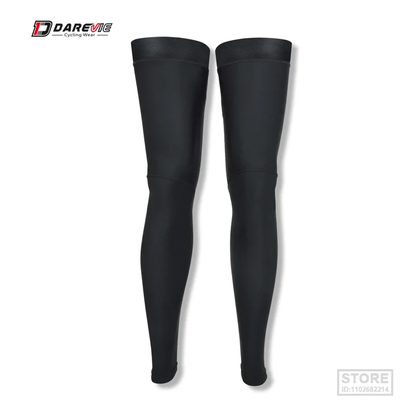 DAREVIE Cycling Leg Warmers Breathable Compression UV Protect MTB Road Safe Soccer Running Bike