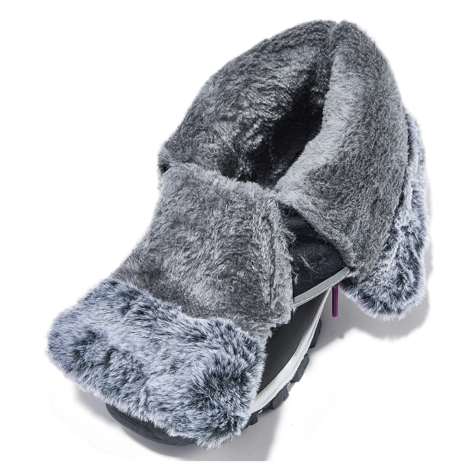 Lurnyet Stivali Da Neve 2025 Inverno Nuovo Cashmere Calde Suole - Foto 12