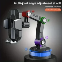 VIELLFON-Support de téléphone pour voiture, rotation à 360 degrés, pour pare-brise, iPhone Samsung Xiaomi, conduite mains libres 4