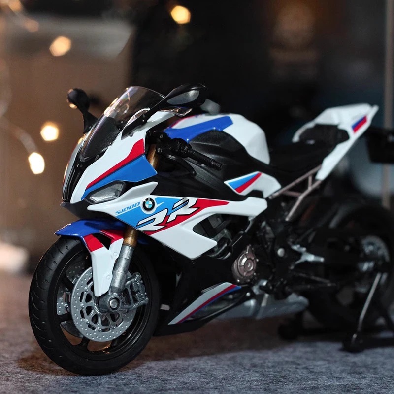 WELLY 1:12 BMW S1000RR 2021 Racing Motorcycles Simulation Alloy