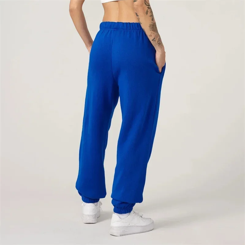 men Joggers Sports Fitness Man/woman Sweatpants Fashion Men's Clothing American Style Casual Pants Mid Waist Drawstring Trousers