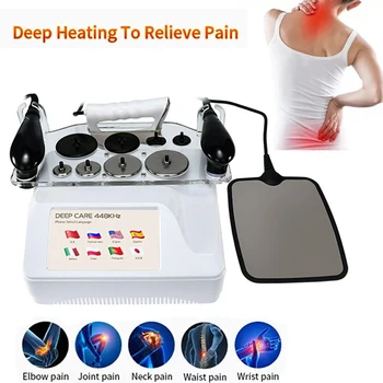 448KHZ Indiba Penetrates RF Tecar Therapy RET CET Diathermy Body Care Deep Health Warm System Spa Pain Relief Skin Tightening