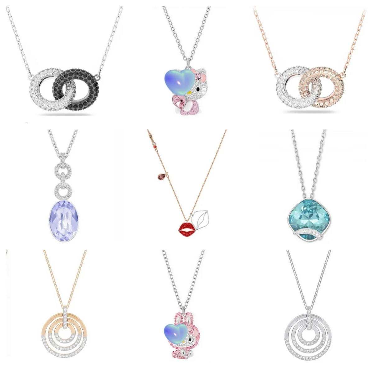 

Новое поступление 2024, ожерелье с кристаллами SWA: простой и элегантный подарок для вечеринок и особых случаев