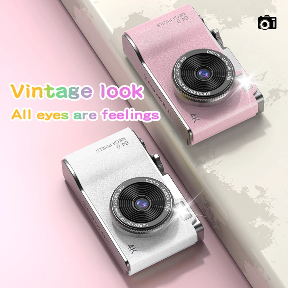 HD Digital Camera 4K 64MP Photography Camera Video Camcorder 2.4 inch Screen Camcorder for Photography for Kid Adult Beginners