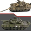 New Rc Tank Henlong Russian T90 Main Battle Tank Track Can Fire Smoke Tank Simulation Tank Model Toy Children'S Birthday Gift 1