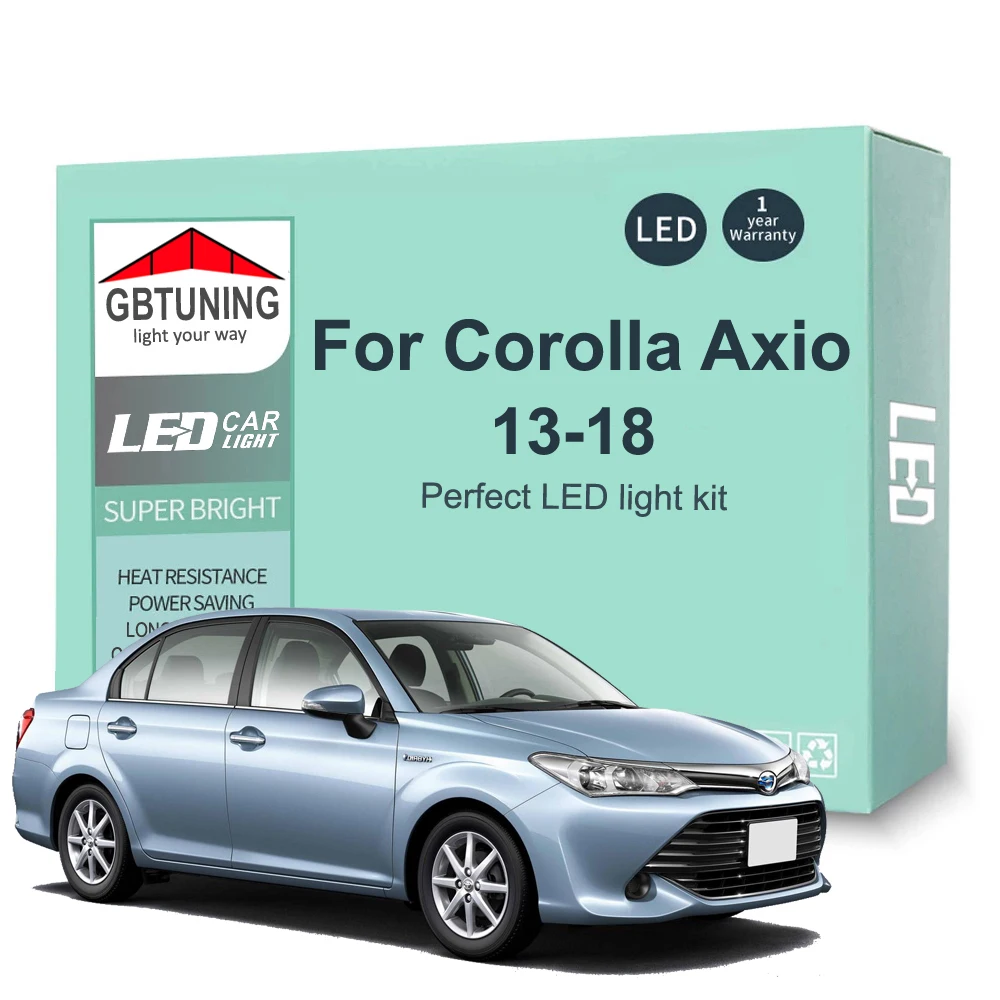 9Pcs Canbus Car Indoor Lamp For Toyota Corolla Axio For Corolla