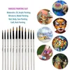 Acrylic Paint Brushes Set, 12pcs Professional Artist Paintbrushes for Acrylic Watercolor Oil Painting, Face Body Nail Art, Craft 6