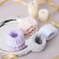 4/2PCS Wrist Washband Microfiber Wrist Wash Towel Band Wristband Scrunchies Wash Face Absorbent Wrist Sweatband Women Headband - Image 3