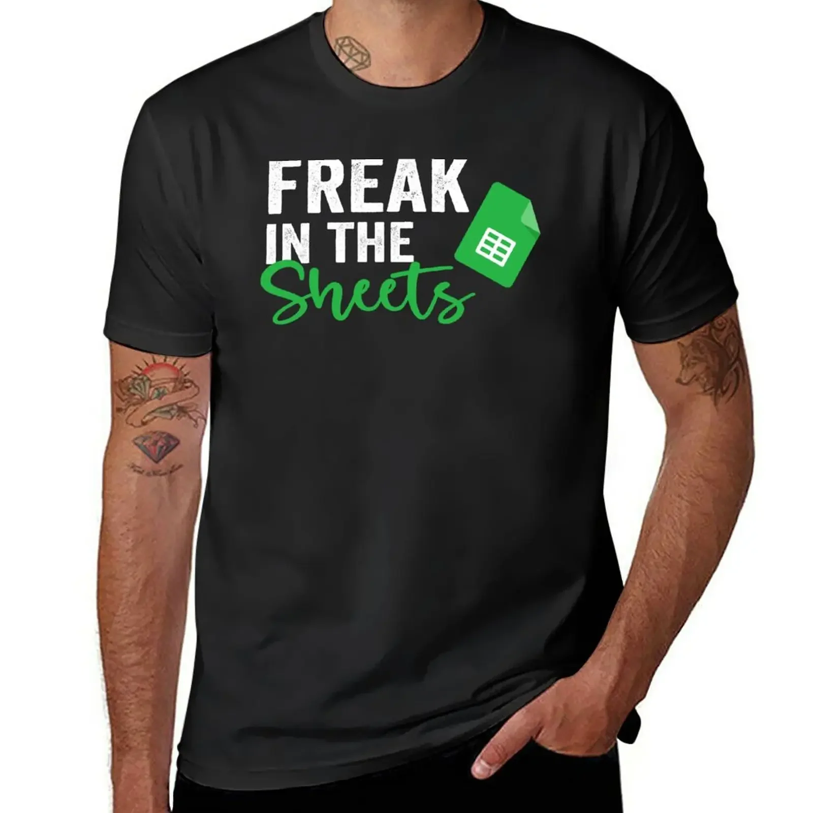 

FREAK IN THE SHEETS T-Shirt boys animal print plain aesthetic clothes mens t shirts