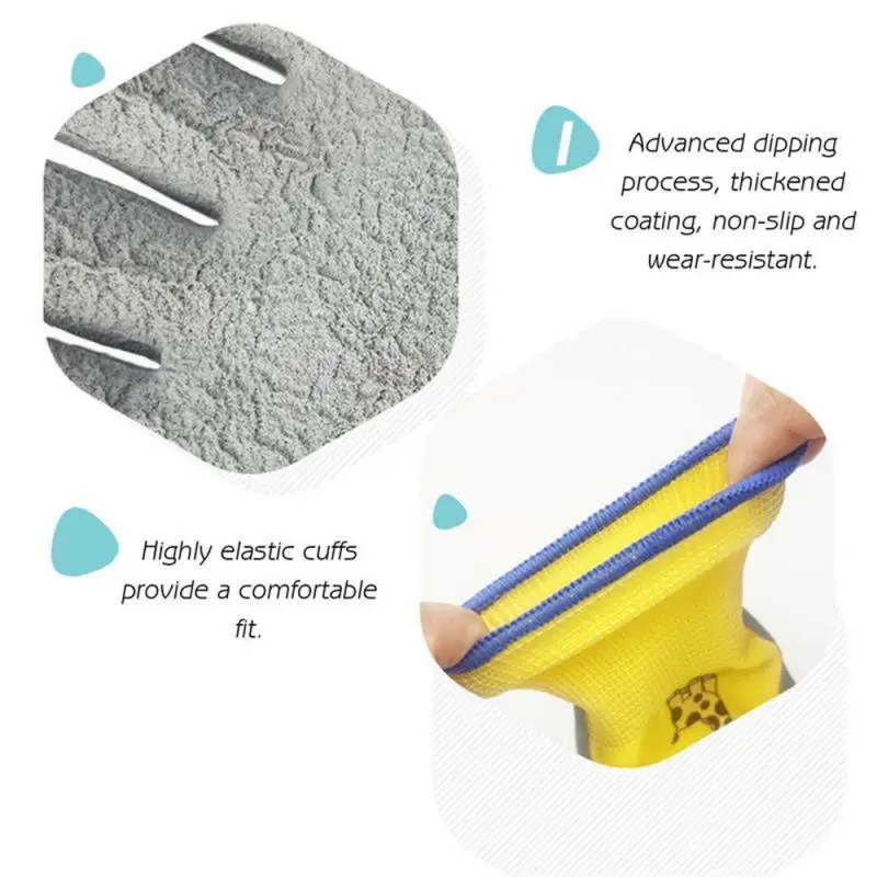 Kids Gloves Durable Waterproof Garden Work Non-Slip Portable Children Safety Yard Work Gloves Gardening Gloves Garden Supplies 2