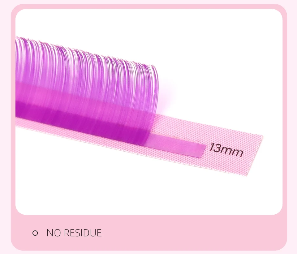 Farbige Wimpern Ombre Farbe Rot Lila Blau Rosa Gelb Grün Braun Faux Nerz Bunte individuelle Wimpernverlängerung Make-up Cilios – Detail 8