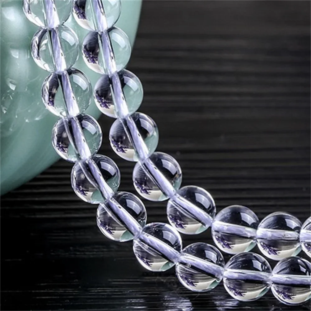 

Natural White Crystal Loose Beads for Jewelry Making Transparent 4-12mm DIY Women Jewelry Necklace Bracelet Handmade Accessories