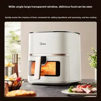 220V/Midea air fryer 5L home automatic oven multi-function non-stick touch micro steam tender baking 1