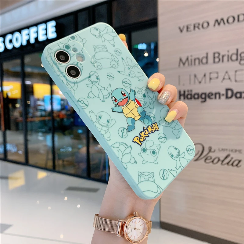 best iphone 13 pro max case Luxury Silicone Case Pokemon Pikachu Phone Case 13 Pro Max 11 12 13 Mini X XS XR MAX 6 6s 7 8 Plus SE 2020 Celular For iPhone iphone 13 pro max clear case