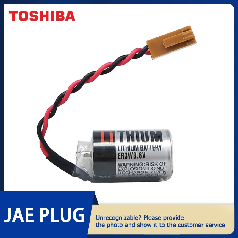 Литиевая батарея TOSHIBA ER3V 3,6 V Li/SOCl2, подходит для Fuji Servo System NP8P-BT