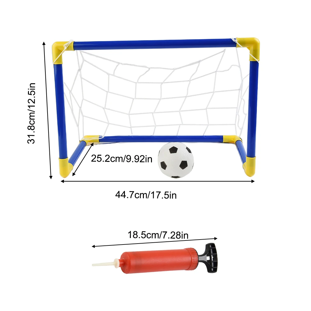 

Sports Toys Football Frame Set Team Sports FOR Ages 3+ FOR Indoors /outdoors Goal Post 2023 Durable High Quality