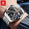 Olevs 6705 top business man Watch stainless steel automatic Business watch men high quality mechanical men's wrist wat 2