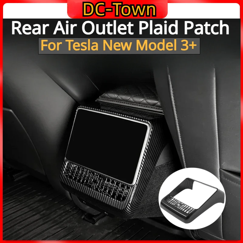 

Rear Air Conditioning Vent Cover for Tesla Model 3+ PLAID Dustproof Protective Cover New Model3 Highland 2024 Car Accessories