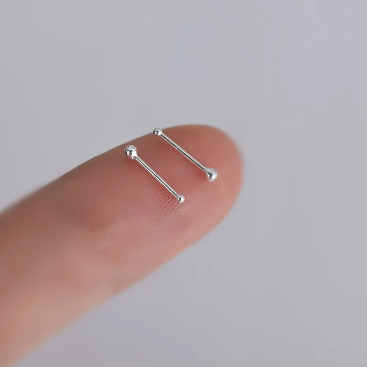 Ball Earrings New Small Female Trendy Simple and Cute Sleeping Without Wearing Teen Ear Pierced Jewelry for Women