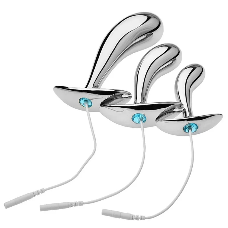 Electro Shock Anal Dilator Stimulator Body Massage Anal Plug Prostate Massage Medical Themed Toys Butt Plug Sex Toys For Couple