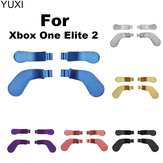 Kit vidéo de palettes à poignée sans fil 4 en 1, placage métallique, pour manette  Xbox One Elite série 2 - AliExpress