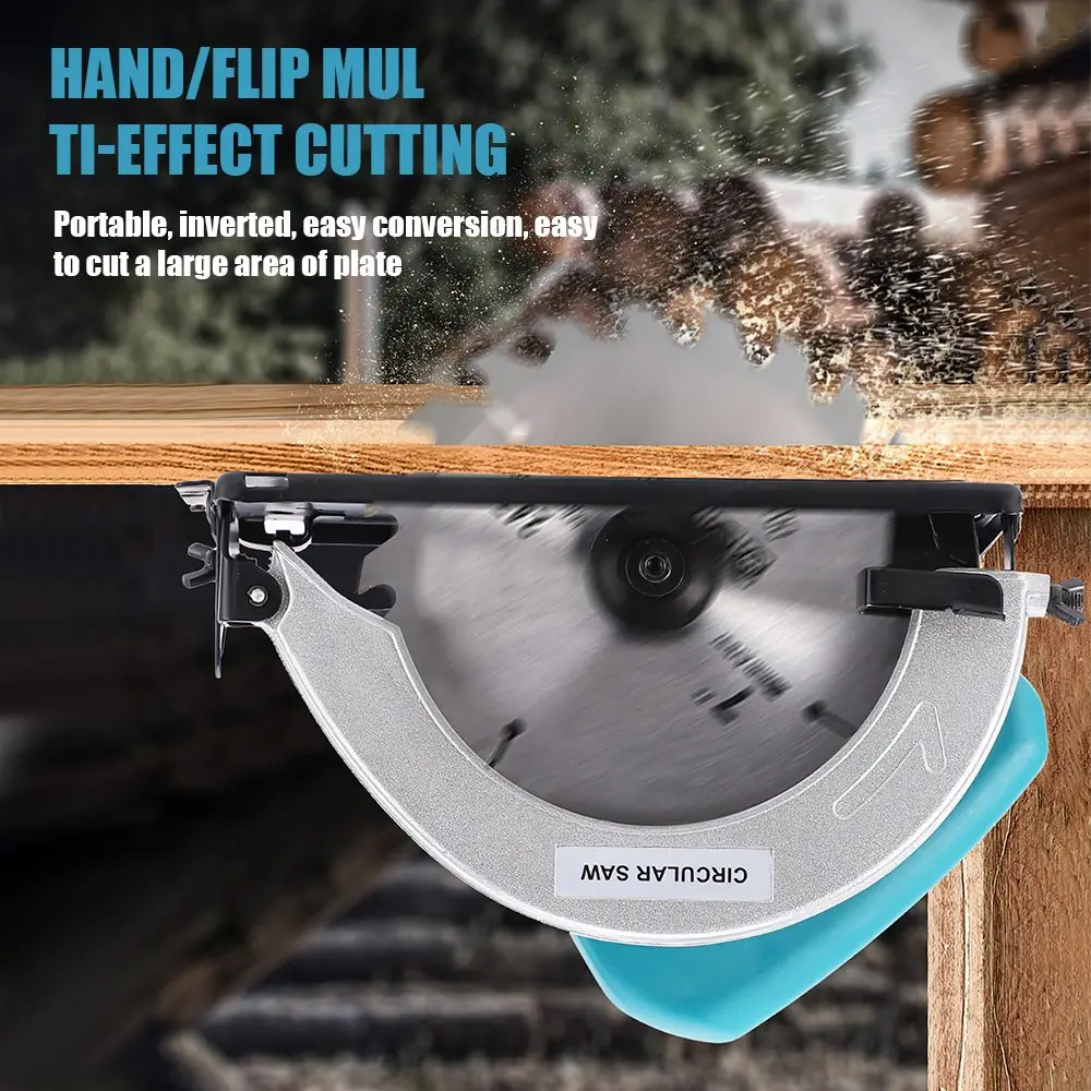 Scie circulaire électrique 7 pouces – Modèle sans balais, positionnement manuel, découpe bois S86bcd1c16d36440aacf0daea1b05c738b