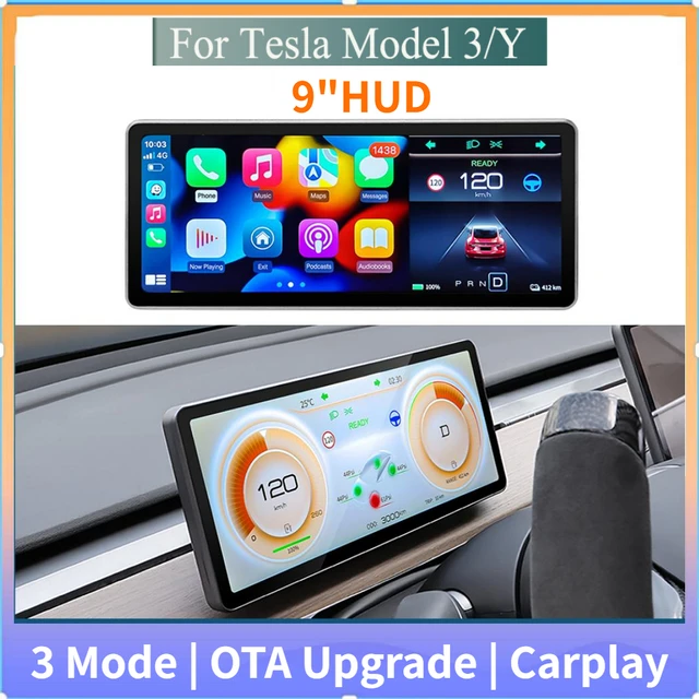 Model 3/Y Mittelkonsolen-Armaturenbrett-Touchscreen (Linux 9.0) für Tesla
