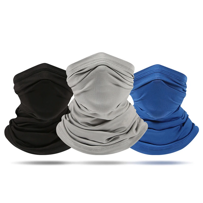

UV Protection Scarf Ice Silk Face Cover Neck Tube Quick-drying Outdoor Fishing Cycling Face Head Wrap Cover Breathable Bandana