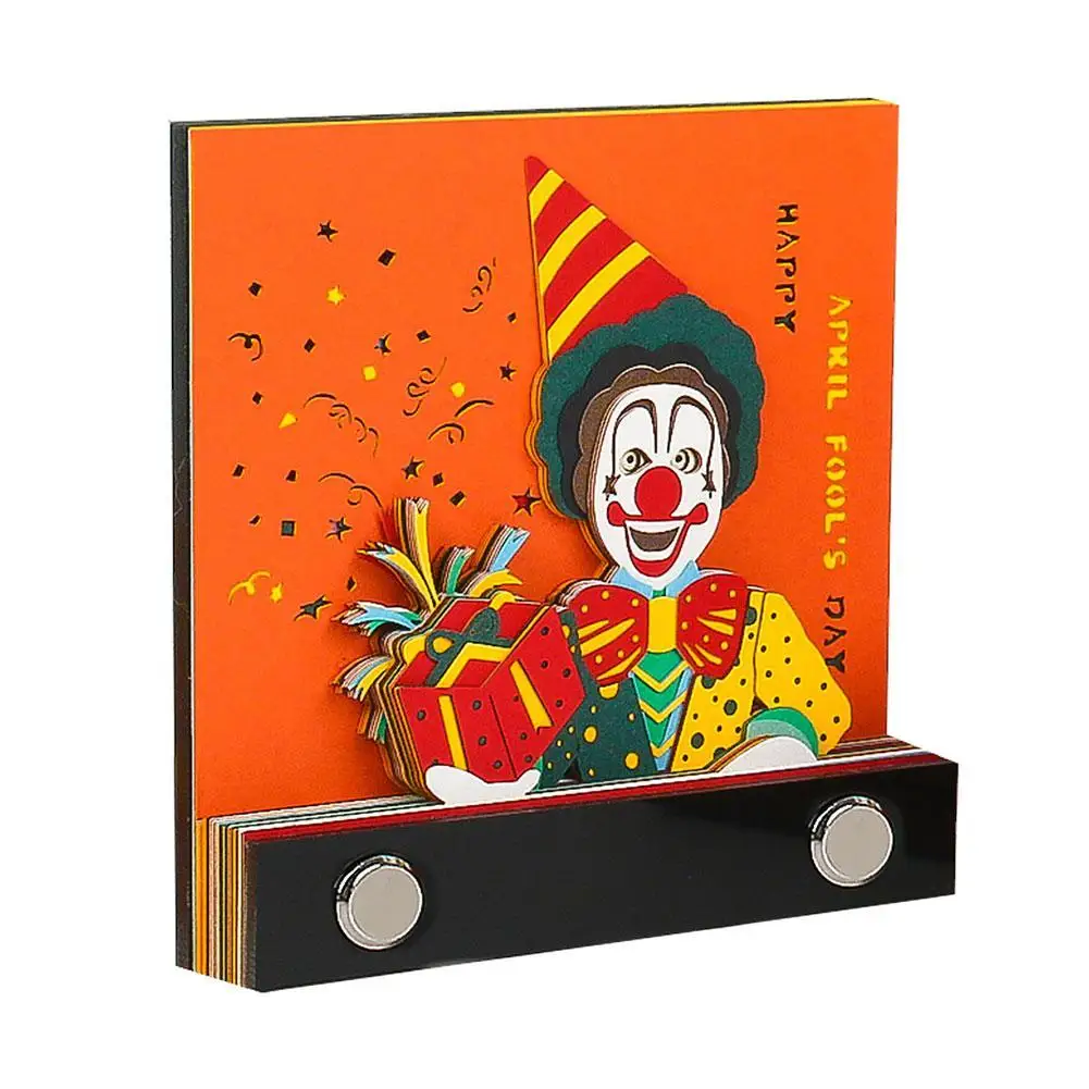 

Joker 3D Paper Carving Pad Note Paper Customized Magic Castle Peripheral Calendar Creative Gift Gift Hand-torn Paper Sculpture