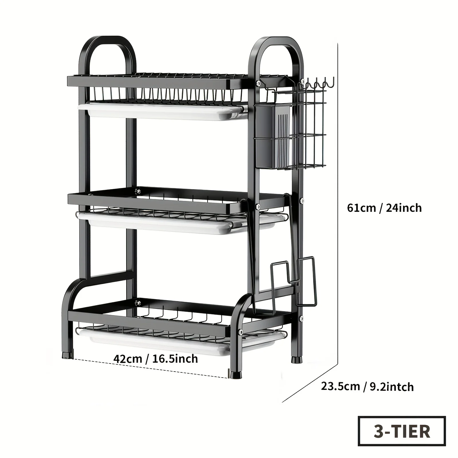 3-Tier Dish Drying Rack 4