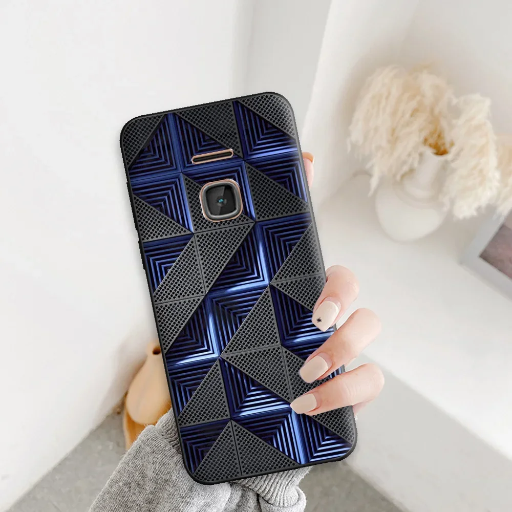 Patterned Silicone Soft TPU Back Cover - Stylish Protective Case