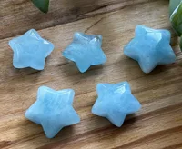 Natural Mini Aquamarine Stars Reiki Healing Divination Gemstone Collecion Souvenir 2