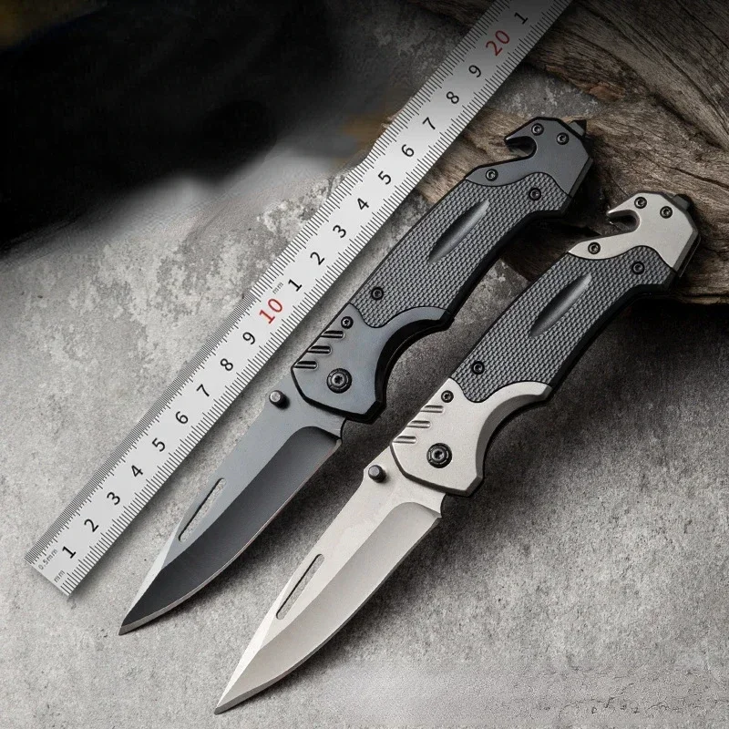 

Outdoor camping portable· king folding knife, high hardness survival portable knife·, multi-functional tool
