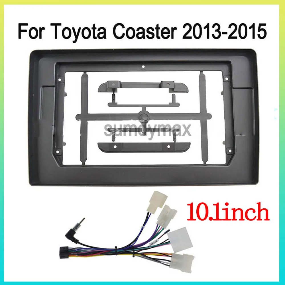 

10.1Inch Car Stereo Frame Adapter Cover HD Touch Screen Radio Dashboard Frame For Toyota Coaster 2015 2016 2017 2018