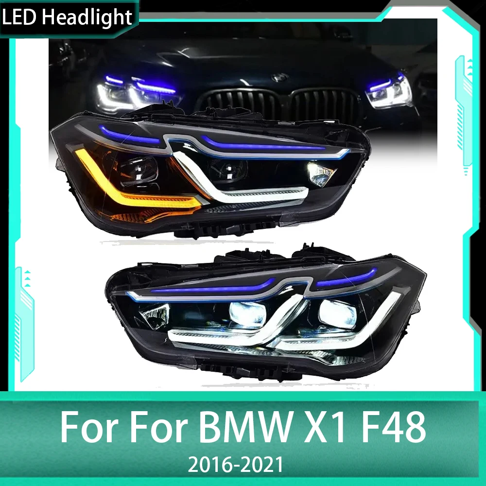 

For BMW X1 LED Headlight 2016-2021 F48 Headlamp Assembly F49 DRL Signal Lights Automotive Accessories