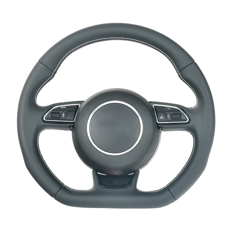 

Real Carbon Fiber Steering Wheel For Audi Rs3 Rs4 Rs5 Rs6 Rs7 S3 S4 S5 A1 A3 A4 A4L A5 2012-2016 LED Racing Wheel