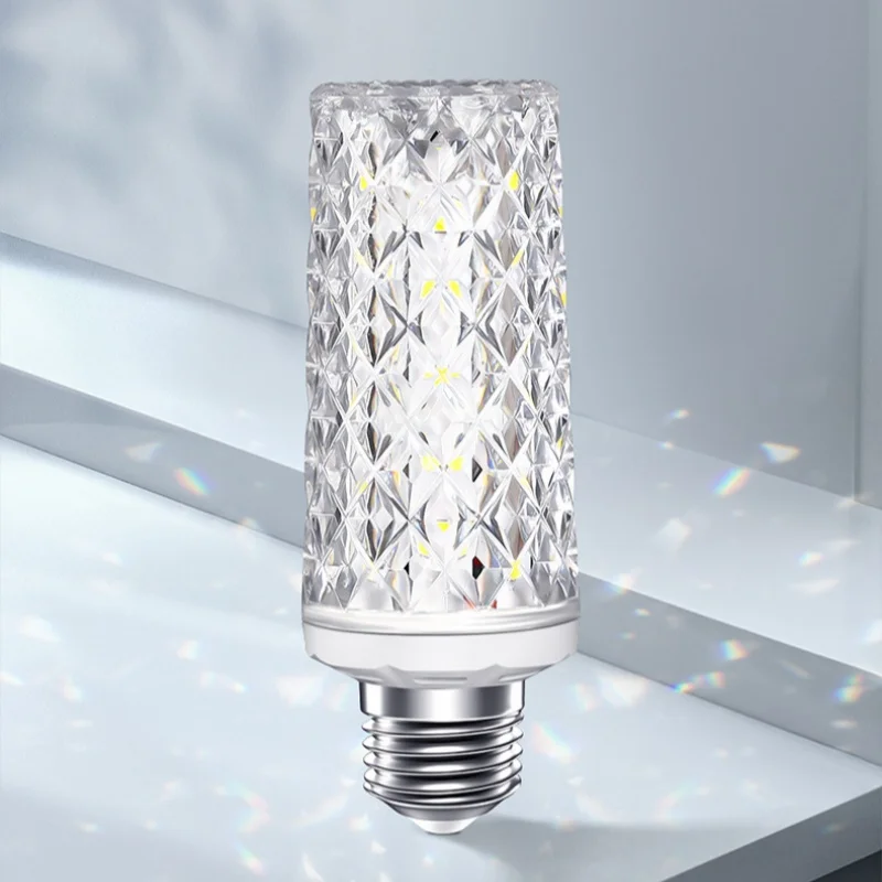 AC220V-240V 아크릴 크리스탈 디자인 LED 전구, 거실, 주방, 침실, 사무실에 적합, 30W, E27, E14, 2 개