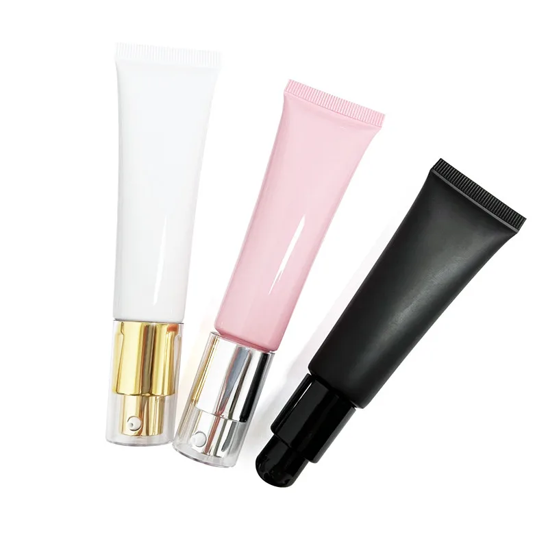 

30g/ml Cosmetic Soft Tubes Pink/White/Matte Black Cream/Lotion Bottle Cleansing Face/Facial Cream Containers Refillable Tubes