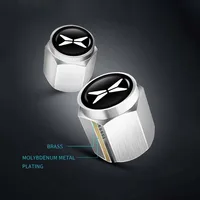 5Pcs Tire Valve Caps Aluminium Alloy Wheel Valve Dust Cover Accessories For Xpeng Xiaopeng P5 P7 G3 G6 G9 G3i 2020 2021 2022 5