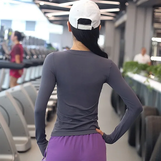 Women’s Long Sleeve Yoga Crop Top 6