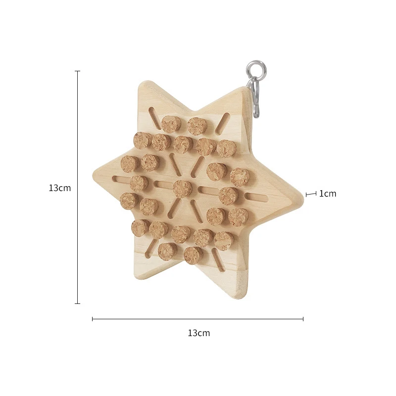Wooden Parrot Chewing Toy Educational Bird Playing Toys Hanging pet toys Hunt Game for Birds Accessories parrot toy bird toy