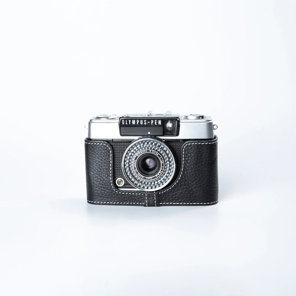 オリンパスペン EE-3/EE/EE-2 ケース本革ハーフカバーバッグケース