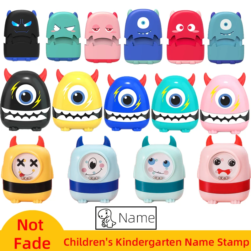 Name Stamp Monster Custom-Made Baby DIY For Children Student Clothes Chapter Not Easy To Fade Security