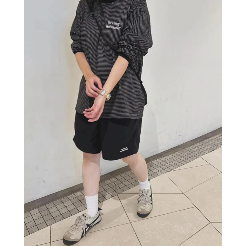 THE ENNOY BORDER TEE LS Japanese striped long-sleeved T-shirt 23AW