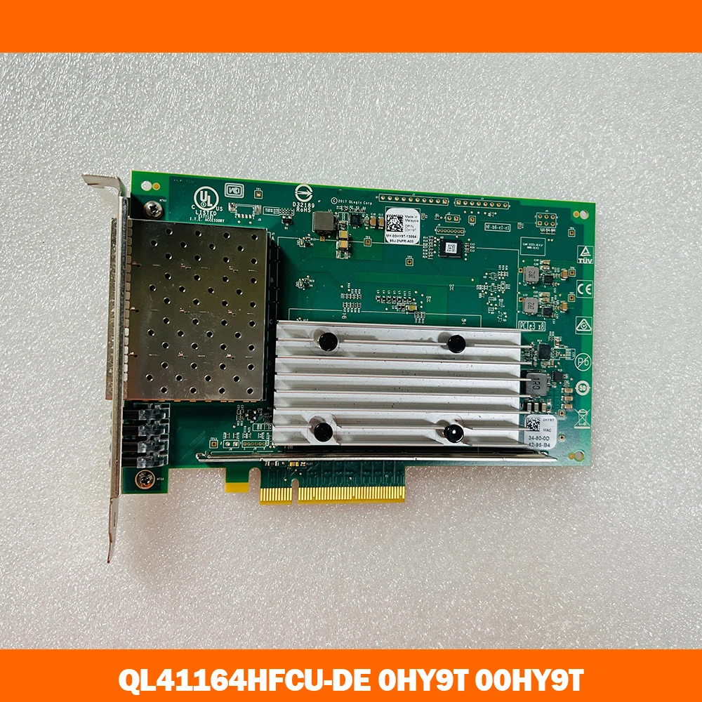 For DELL QL41164HFCU DE four port 10 Gigabit Ethernet card 0HY9T 00HY9T