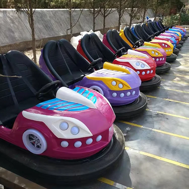 High Quality colorful flash car bumpers electric battery bumper cars amusement park kids adult amusement park bumper cars usb flash plus electric